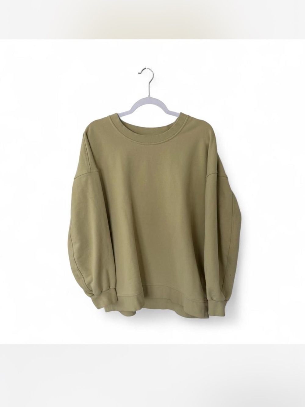 lululemon athletica Olive Green Crewneck Sweatshirt